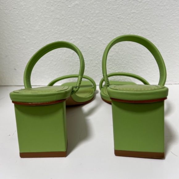 SCHUTZ Green Heeled Sandals - Picture 4 of 5